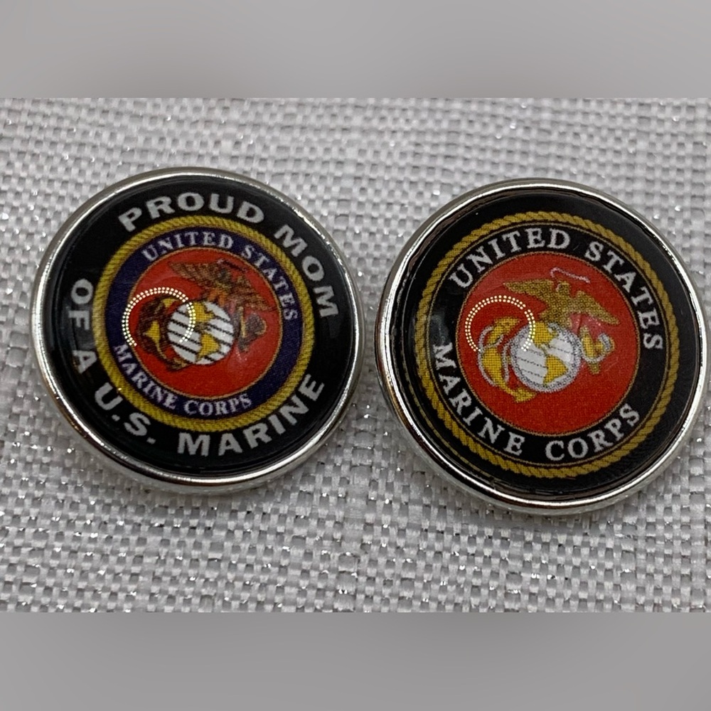 Marine Snap Button Charm Set